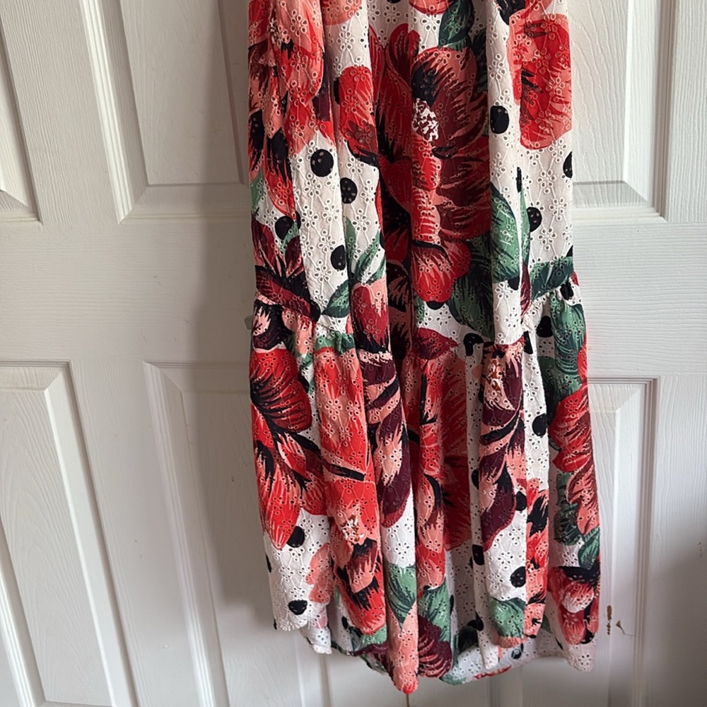 Farm Rio Riviera Eyelet Maxi Dress - Picture 9 of 9